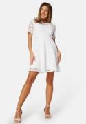 Bubbleroom Occasion Crochet Lace short dress White 32