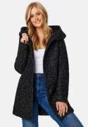 ONLY Sedona Boucle Wool Coat Black Detail:Melange S
