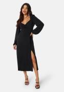 Bubbleroom Occasion Giulia Long Sleeve Dress Black 46