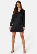 BUBBLEROOM Destinee wrap dress Black 36