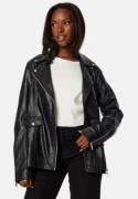 SELECTED FEMME Madison Leather Jacket Black 42