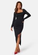 BUBBLEROOM Feya Slit Dress Black XL