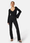 BUBBLEROOM Soft Suit Flared Trousers Black XL
