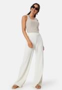 BUBBLEROOM Odelle Wide High Waist Pants Offwhite 42