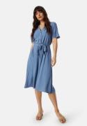 VILA Vimoashly S/S Midi dress Cornflower blue 42