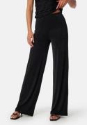 BUBBLEROOM Shiny Wide Trousers Black M