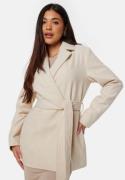 BUBBLEROOM Vendy Wool Blend Coat Light beige 34