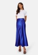 BUBBLEROOM Nicolette Satin Skirt Blue L