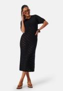 SELECTED FEMME Slfvinna Long Knit Dress Black M