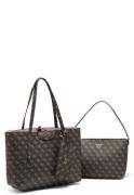 Guess Eco Brenton Tote Brown Logo One size