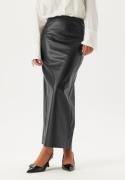 BUBBLEROOM Maxi PU Skirt Black XS