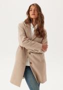 SELECTED FEMME Slfnew Alma Wool Coat Noos Sandshell/Melange 40