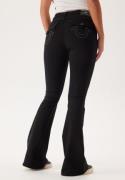 True Religion Joey Flare Ponte Black 32