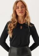 VERO MODA Vmalma Ls Knot Top Black M