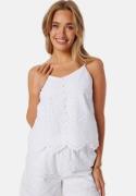 Pieces Pcvilde Strap Top Bright White M