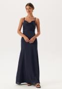 Bubbleroom Occasion Waterfall Mermaid Gown Dark blue 40