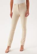 BUBBLEROOM Everly High Waist Stretchy Trousers Light beige 48