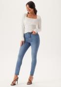 BUBBLEROOM  High Ankle Superstretch Jeans Light blue 48