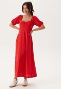 Happy Holly Broderie Anglaise Dress Red 44/46