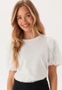 VILA Visimonia O-neck S/S TOP TOP T Snow White M