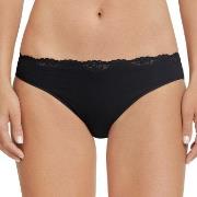 Schiesser Trosor Pure Cotton Tai Svart bomull 44 Dam