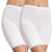 Sloggi Trosor 2P Dam Basic Long Vit bomull 48 Dam