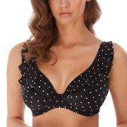 Freya Jewel Cove High Apex Bikini Top With J-Hook Svart D 80 Dam