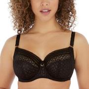 Freya BH Viva Underwire Side Support Lace Bra Svart polyamid E 75 Dam