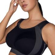 Anita BH Active Extreme Control Plus Sports Bra Svart/Grå I 80 Dam