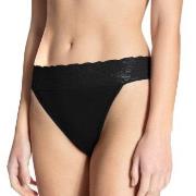 Calida Trosor Lycraspitze Tanga 21904 Svart 992 bomull 36-38 Dam