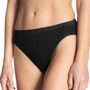 Calida Trosor Slip/Hosen Minislip Black Svart bomull X-Small Dam