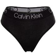 Calvin Klein Trosor Body Cotton High Waist Thong Svart bomull Small Da...