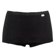 Damella Trosor Classic Cotton Maxi Brief Svart bomull Small Dam