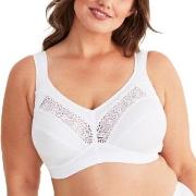 Swegmark BH Cotton Star Soft Bra Vit bomull C 75 Dam