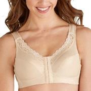 Swegmark BH Maj Front Closure Soft Bra Beige D 75 Dam