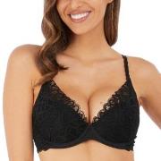 Wacoal BH Raffine Plunge Push Up Bra Svart D 80 Dam