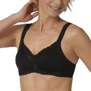 Triumph BH Modern Lace Cotton Soft Bra Svart B 90 Dam