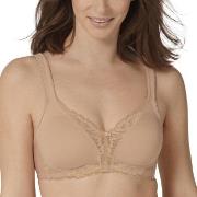 Triumph BH Modern Lace Cotton Soft Bra Beige D 80 Dam