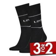 Levis Strumpor 2P Organic Cotton Sock Svart Strl 39/42