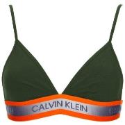 Calvin Klein BH Hazard Cotton Unlined Triangle Mörkgrön bomull Small D...