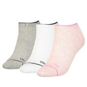 Calvin Klein Strumpor 3P Women Athleisure Sneaker Socks Rosa/Grå One S...