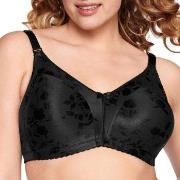 NATURANA BH Heritage Minimizer Soft Bra Floral Svart polyamid B 90 Dam