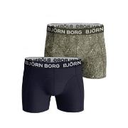 Björn Borg Kalsonger 2P Cotton Stretch Shorts 2112 Grön bomull Small H...