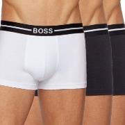 BOSS Kalsonger 3P Organic Cotton Trunk Vit/Svart bomull X-Large Herr