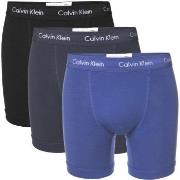 Calvin Klein Kalsonger 3P Cotton Stretch Boxer Brief Blå bomull X-Larg...
