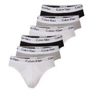 Calvin Klein Kalsonger 6P Cotton Stretch Hip Brief Flerfärgad bomull S...