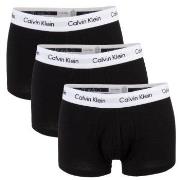 Calvin Klein Kalsonger 3P Cotton Stretch Low Rise Trunks Svart bomull ...