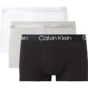 Calvin Klein Kalsonger 3P Modern Structure Recycled Trunk Vit/Svart Me...