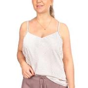 Calvin Klein Woven Viscose Camisole Creme viskos Large Dam