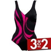 Damella Julia Basic Swimsuit Cerise 54 Dam